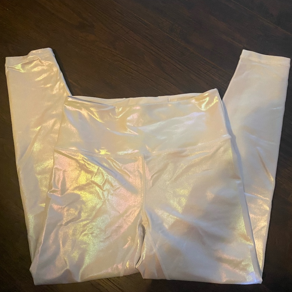 ZYIA White Unicorn Luxe Leggings